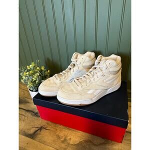 Reebok BB4000 II Mid Womens 8.5 Chunky Leather Suede Sneaker Shoe Retro Sneaker